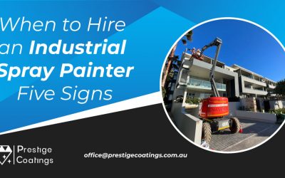 When to Hire an Industrial Spray Painter: Five Signs!